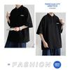 [FJLTDCP] Men's Short-Sleeved T-Shirt, Summer Clothes, Short-Sleeved Polo Shirt, Collared, Round Neck, Comfortable and Soft, Long-Sleeved T-Shirt,