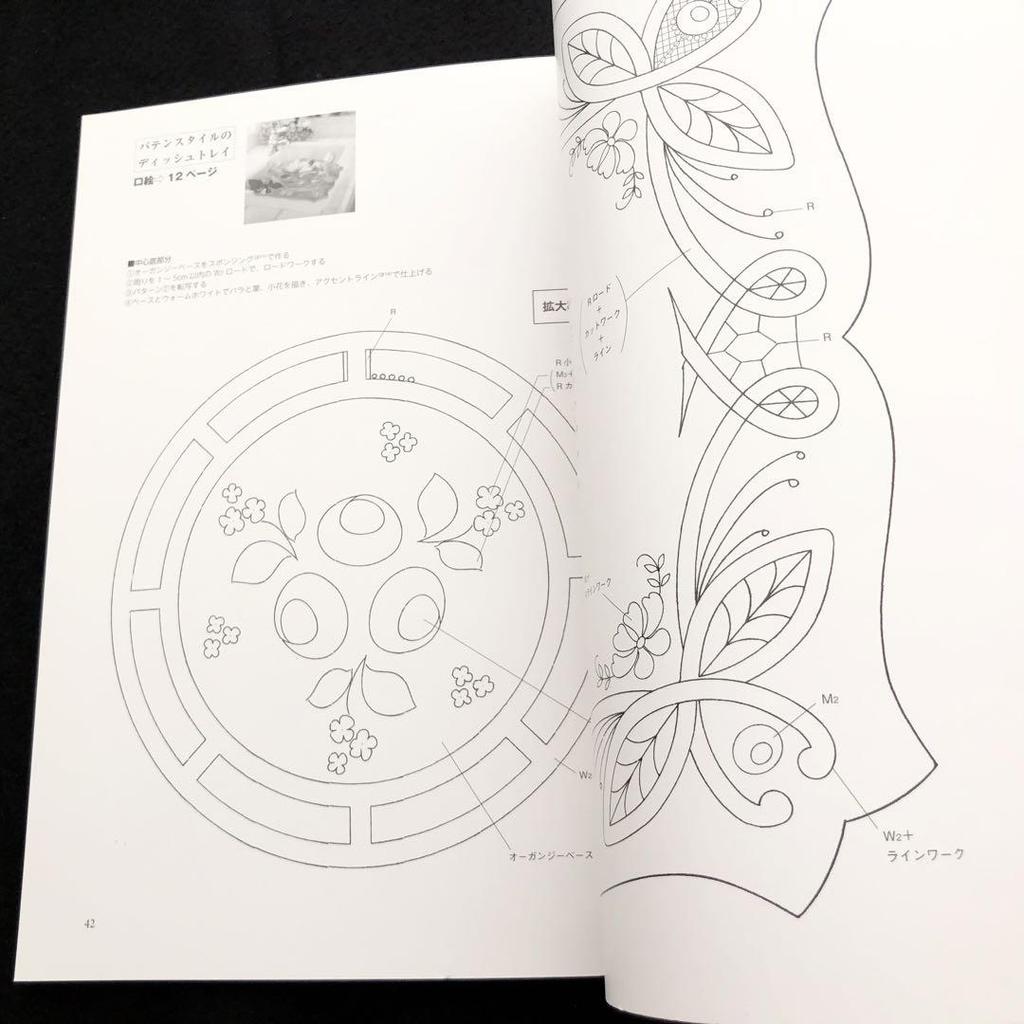 [USED] Technique book: Miyahashira Hisako's lace painting that blends into everyday life
