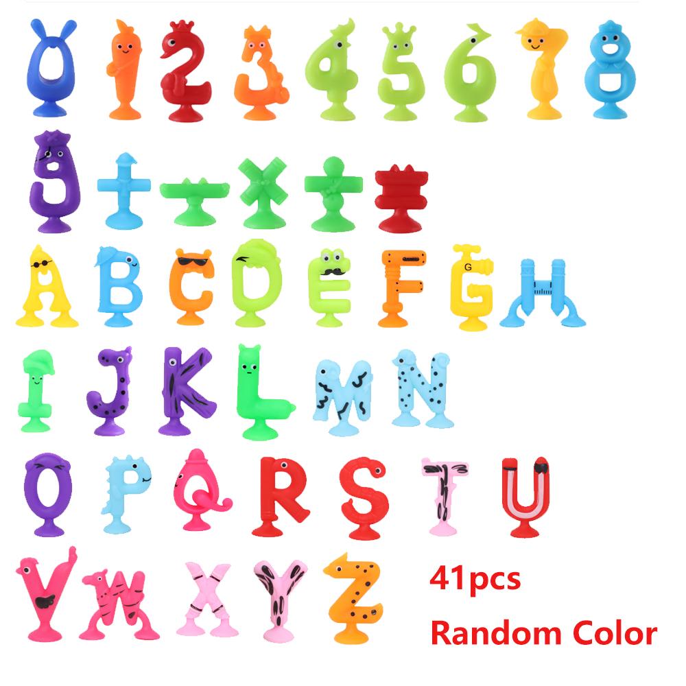Numbers Letters Suction Cup Toys For Kids, Sensory Sucker Toys, Bath Toys For Toddlers, Educational Toys For Boys And Girls
