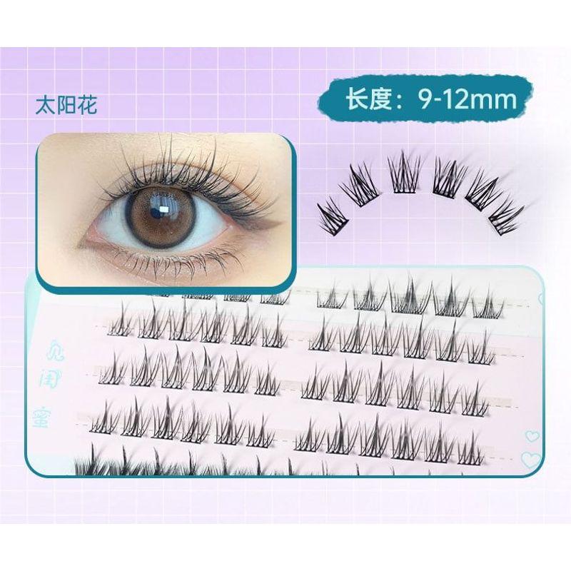 LuxeFlutter - Glue-free False Eyelashes Clusters Multipack