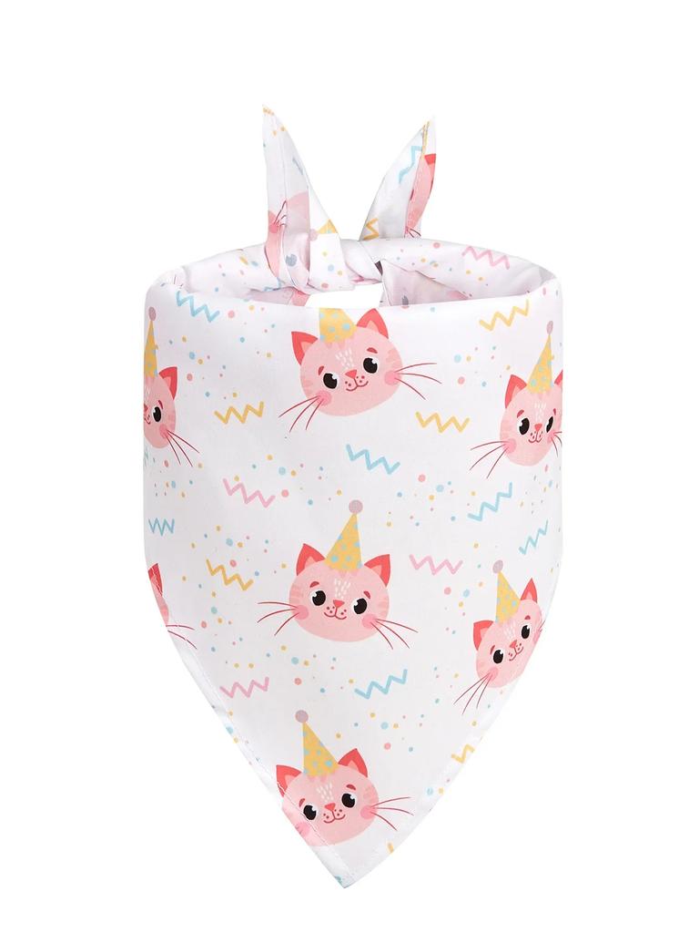 Birthday Day Dog Bandana Christmas Dog Triangle Scarfs Bibs Dog Beach Bandanas for Small Medium Dog Accessoires