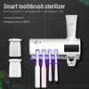 Smart UV Toothbrush Sterilizer & Wall-Mounted Toothpaste Dispenser