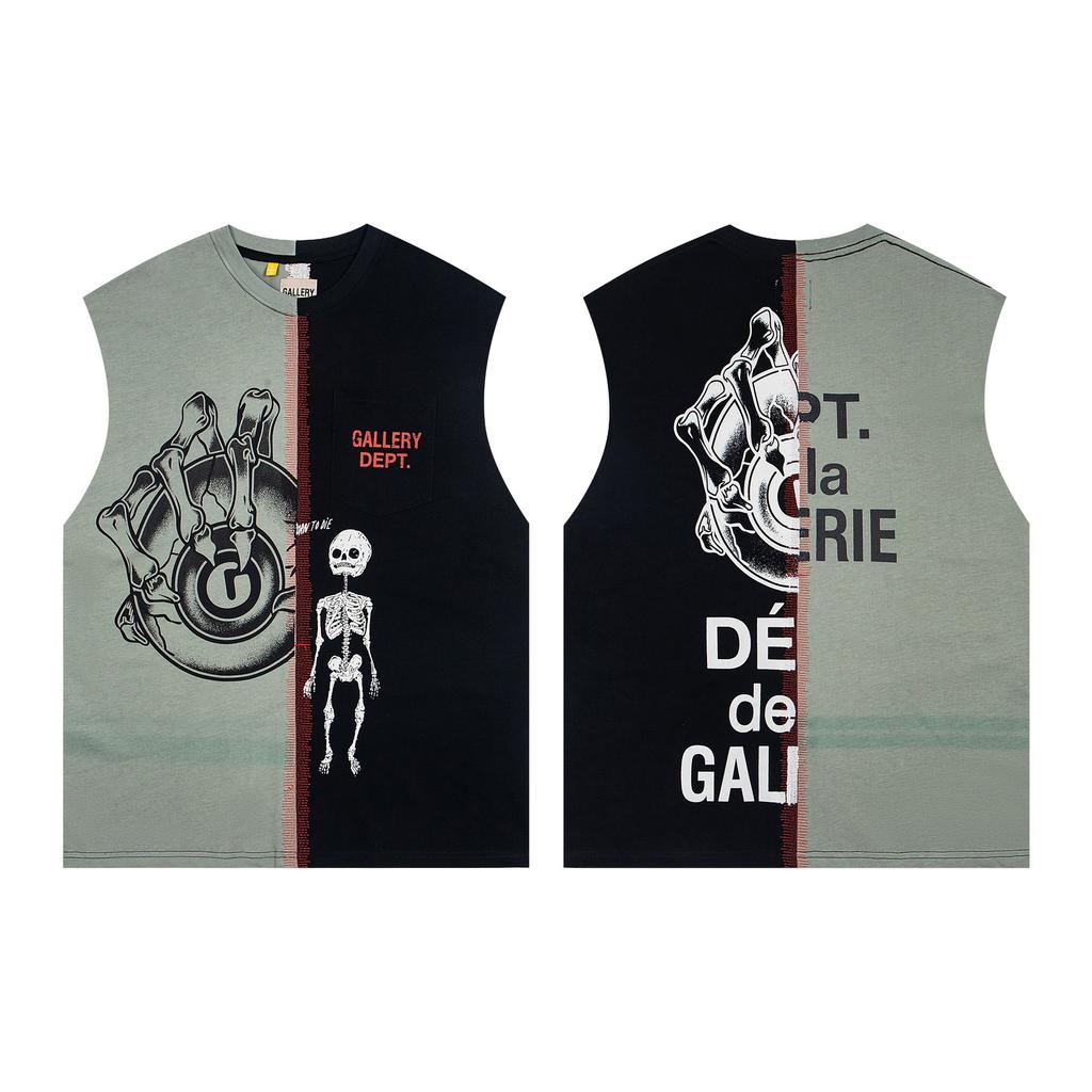 26SS Foreign Trade Gallery Dept T-Shirt Collection Gallery Casual Short Sleeve Men's and Women's Same Style Factory Spot Straight Hair