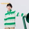 Balabala Boys' Casual Polo Long Sleeve T-Shirt
