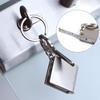 1PC Stainless Steel Retractable Ruler Tape Keychain Measuring Gauging Tools Keyring Pull Ruler