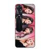 Phone Case - MANIACASE - Oppo A78 5G - TPU Silicone - Black - Blackpink Album Pattern