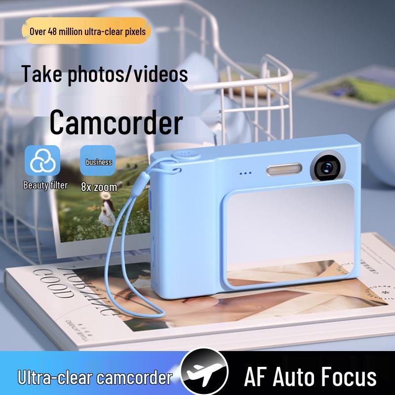 Just Fish Cloud HD Slide-out Dual Lens Portable Student Camera
