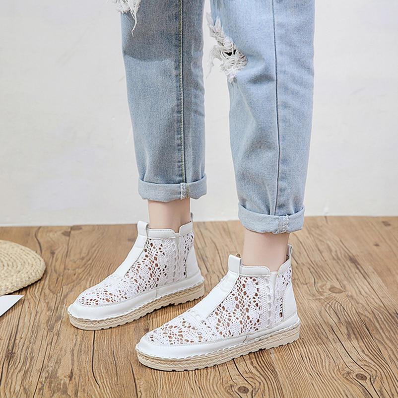 Order A Size Up,Exquisite Summer Korean Version of Harajuku Style Student Wild Flat Casual Women's Shoes Mesh Breathable Lazy Single Shoes