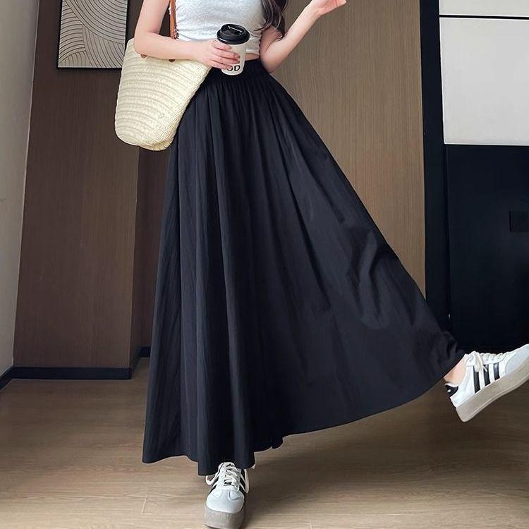 

Черные кюлоты Yamamoto с высокой талией и карманами - Женские большие размеры, свободные, стройнящие, с широкими штанинами, юбка-брюки M (48-55 kg)