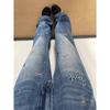 Women's High-Waist Retro Puppy Embroidery Wide Leg Jeans