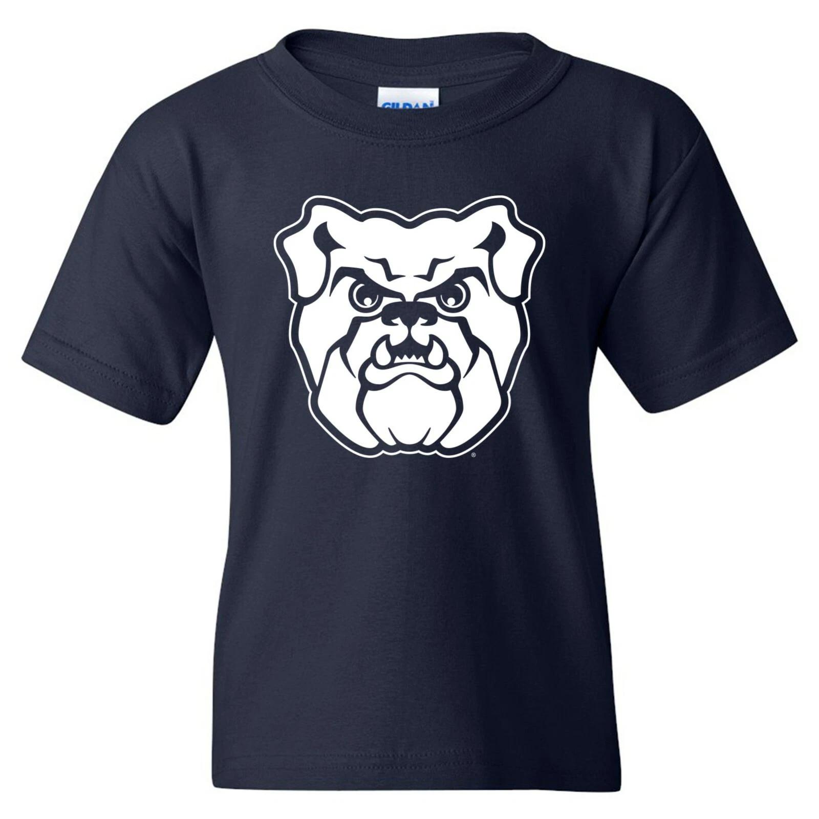 Butler University Bulldogs Primary Logo - College Team Youth T-Shirt - Navy S