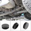 Car Chassis Frame Hole Cover Plug Accessories for Jeep Wrangler JL JT 2018+Black