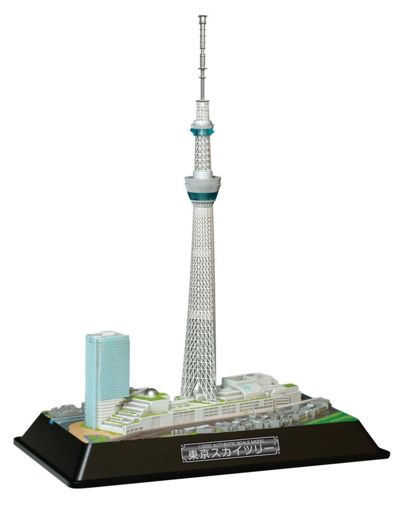 Doyusha Diorama Model Tokyo Plastic Model Kit 1/3000 Skytree(R)