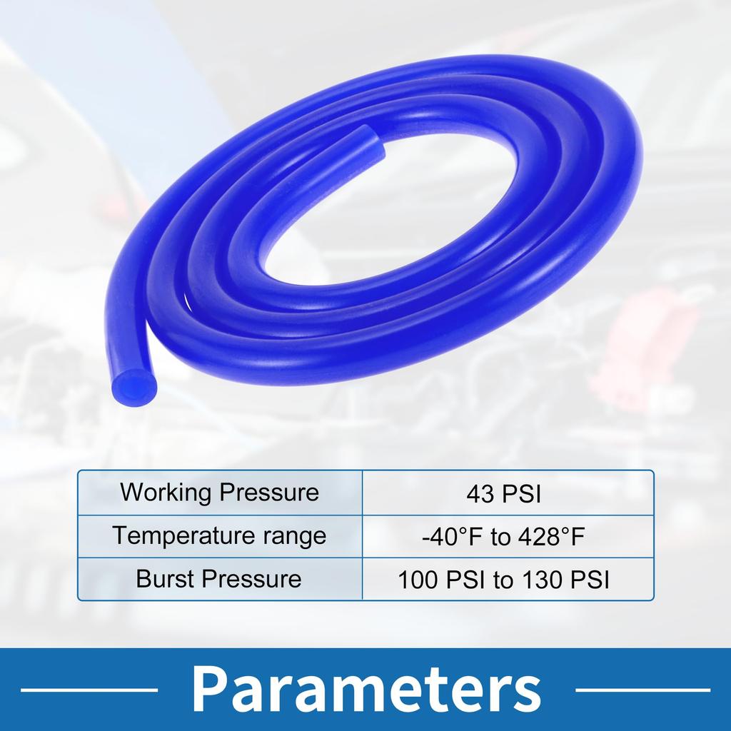 A ABSOPRO Silicone Vacuum Tube Hose High Temperature 5Ft 5/16
