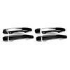 For Honda Accord 10th 2018     Door Handle Cover Protector Trim Exterior Car Accessories Carbon Fiber Look Gloss