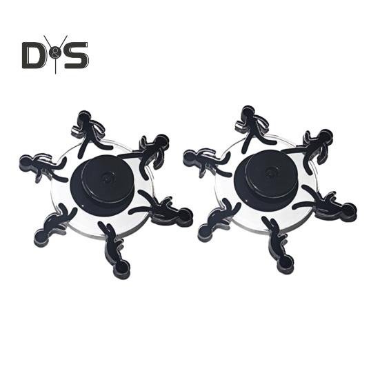 

1/2 шт. Іграшка-спінер «Біжучий чоловічок», зняття стресу та тривоги, візуальна ілюзія, іграшка-спінер «Біжучий чоловічок», дитяча, підліткова, для дорослих, гіроскоп для кінчиків пальців 2pcs