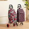 Folding Stair-Climbing Cart for Groceries and Seniors