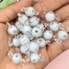 11.5 * 21.3mm Acrylperlen Haargummi Armband Schmuck Transparent Süßigkeitenperlen Zubehör Lose Perlen 20PCS Zubehör DIY Zubehör