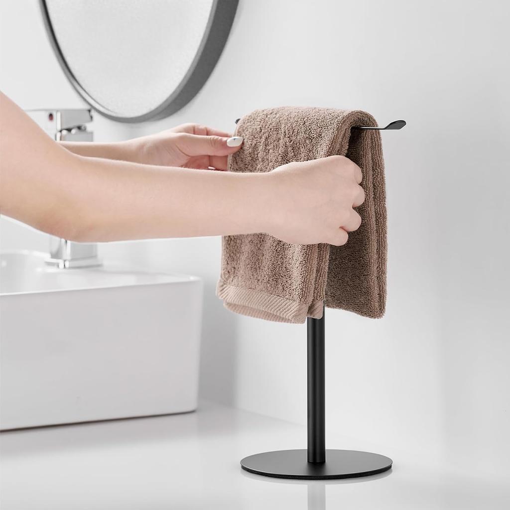 T-Shape Hand Holder Stainless Steel Counter Organizer Headband and Lightweight Bathroom Towel Racks for Bathroom Kitchen