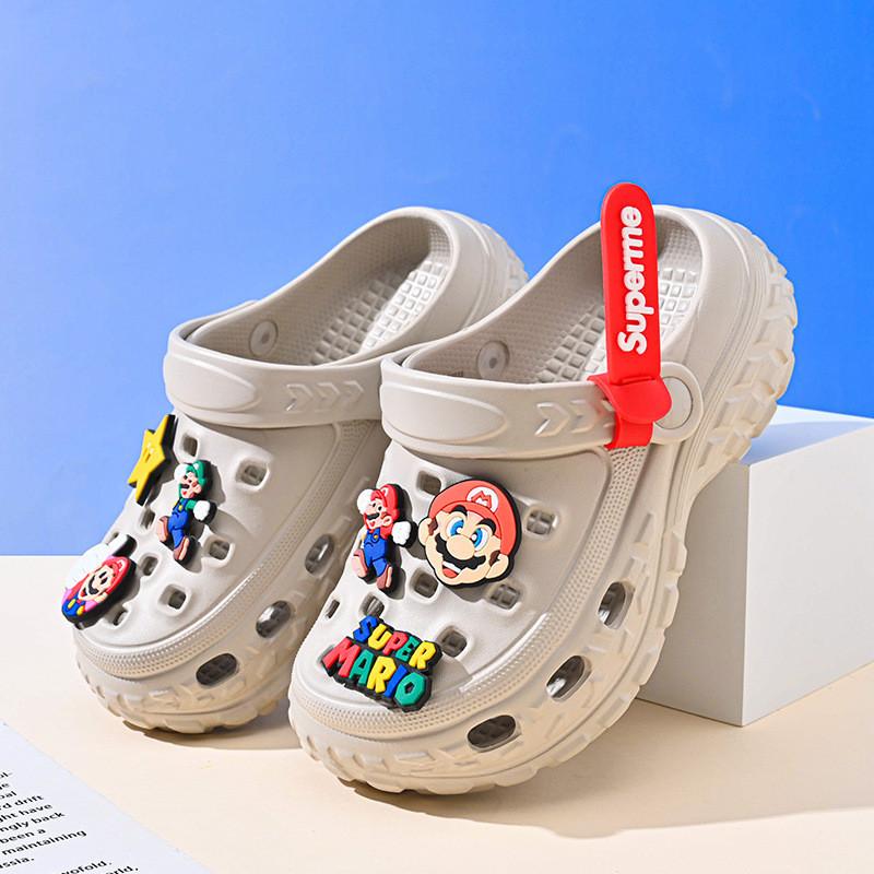 Summer Kids Cartoon Eva Clogs For Boys And Girls Breathable Non-slip Beach Shoes In Various Colors And Sizes For Outdoor Fun