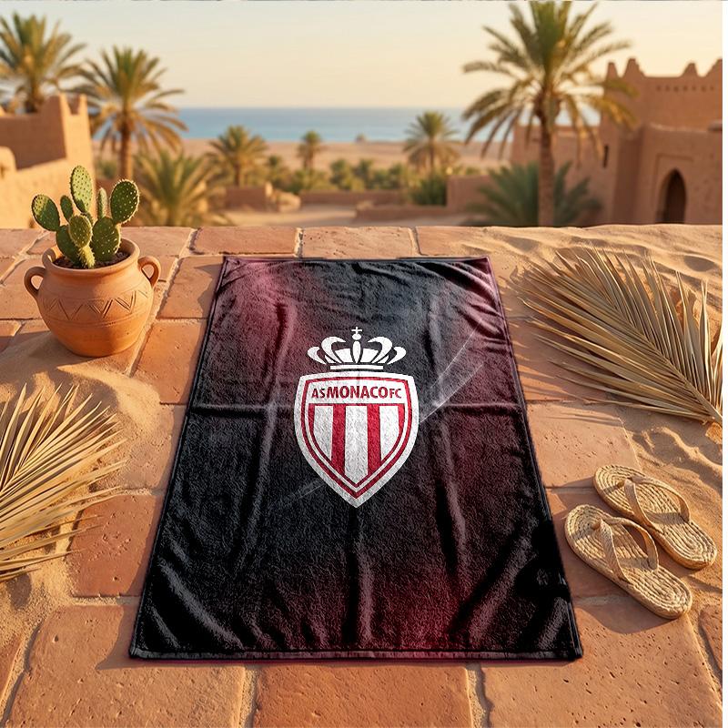 Asciugamano da Spiaggia in Microfibra con Stampa Monaco FC Asciugatura Rapida Assorbente Grande Asciugamano per Spiaggia Nuoto Viaggio
