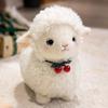 Doll Tribe Cherry Lamb Plush Toy, Cute Alpaca Pillow, Stuffed Animal Doll Gift for Kids, 25cm/35cm, Yellow White Gray