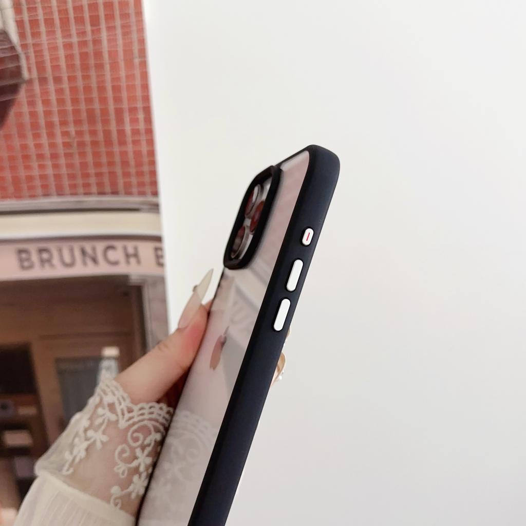 For iPhone 16 Pro Max Case TPU+PC Crystal Clear Back Cover with Lanyard