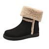 B-10 Huiliya Round Head Flat Bottom Velvet Thickened Warm Snow Boots Women's 2025 New Casual Sleeve