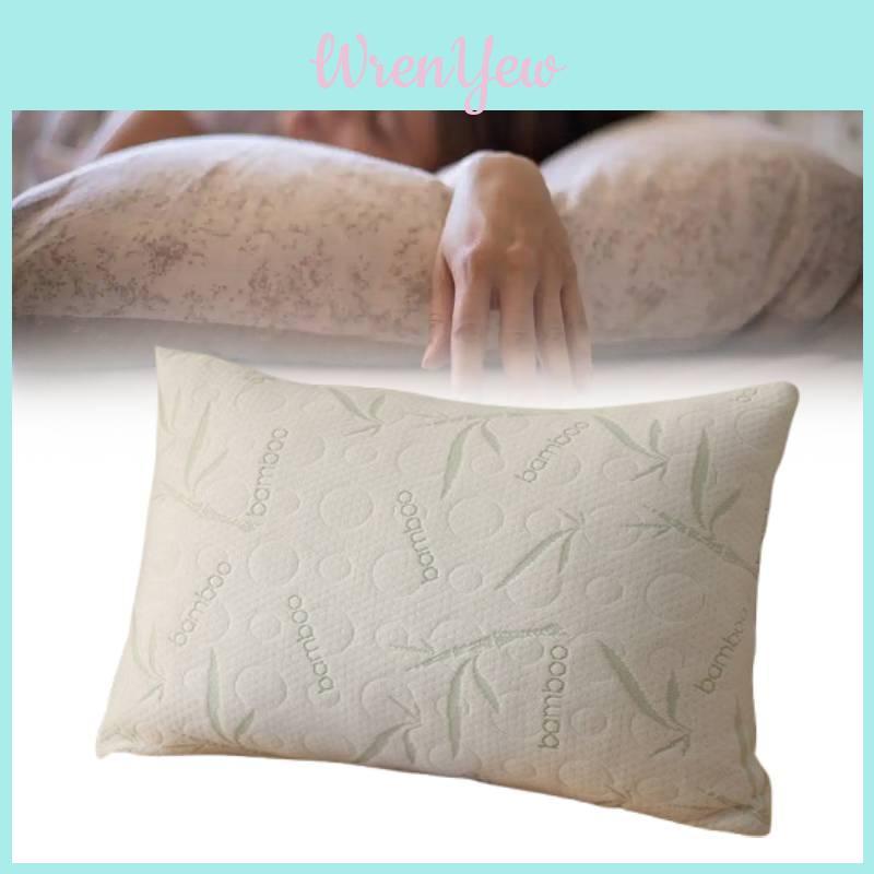 Memory Foam Hotel Pillow With Breathable Silk Knit Fabric For Restful Sleep