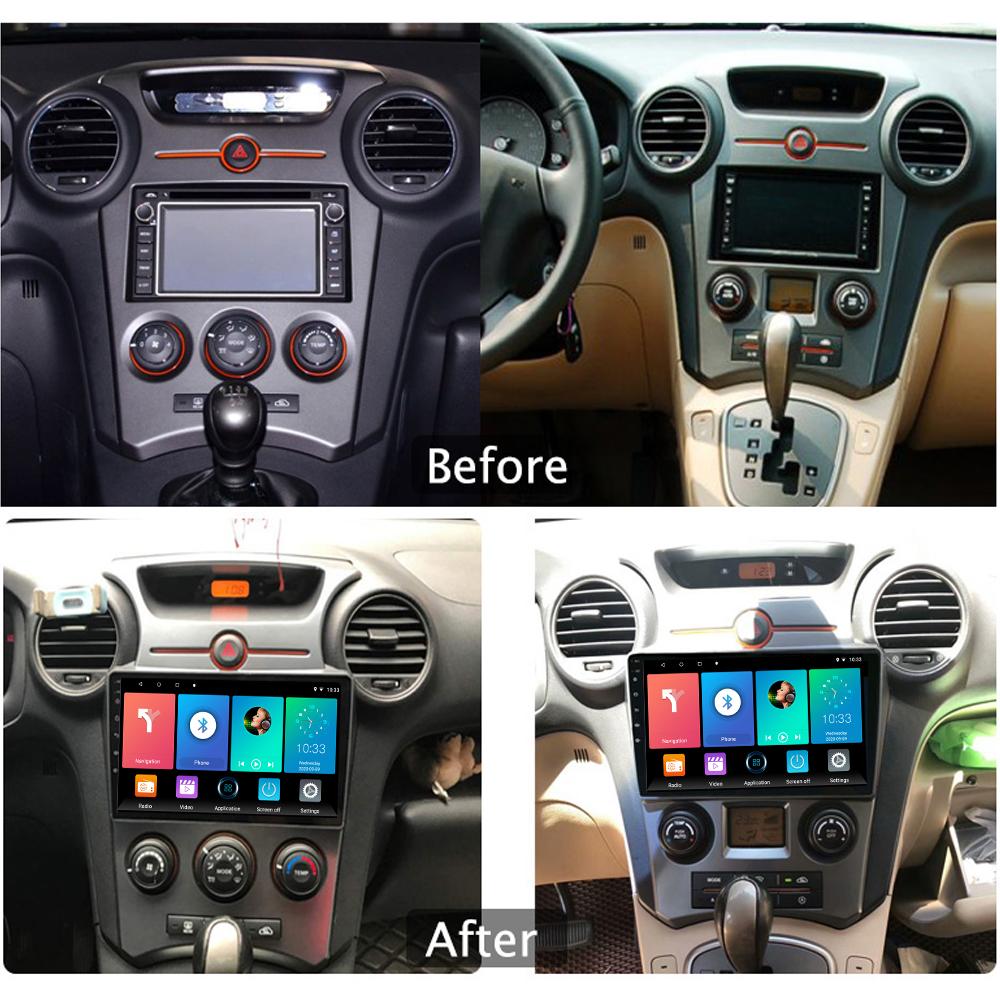 Bezdrátové autorádio Carplay pro KIA Carens 2007-2012 Android multimediální přehrávač videa GPS navigace WIFI 4+64GB
