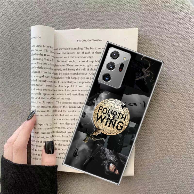 F-Fourth W-Wing Dragon Phone Case for Samsung A17 A37 A57 A54 A14 A24 A34 A07 A04S A02S A12 A22 A32 A52S A16 A26 A36 A56 A72 Gal