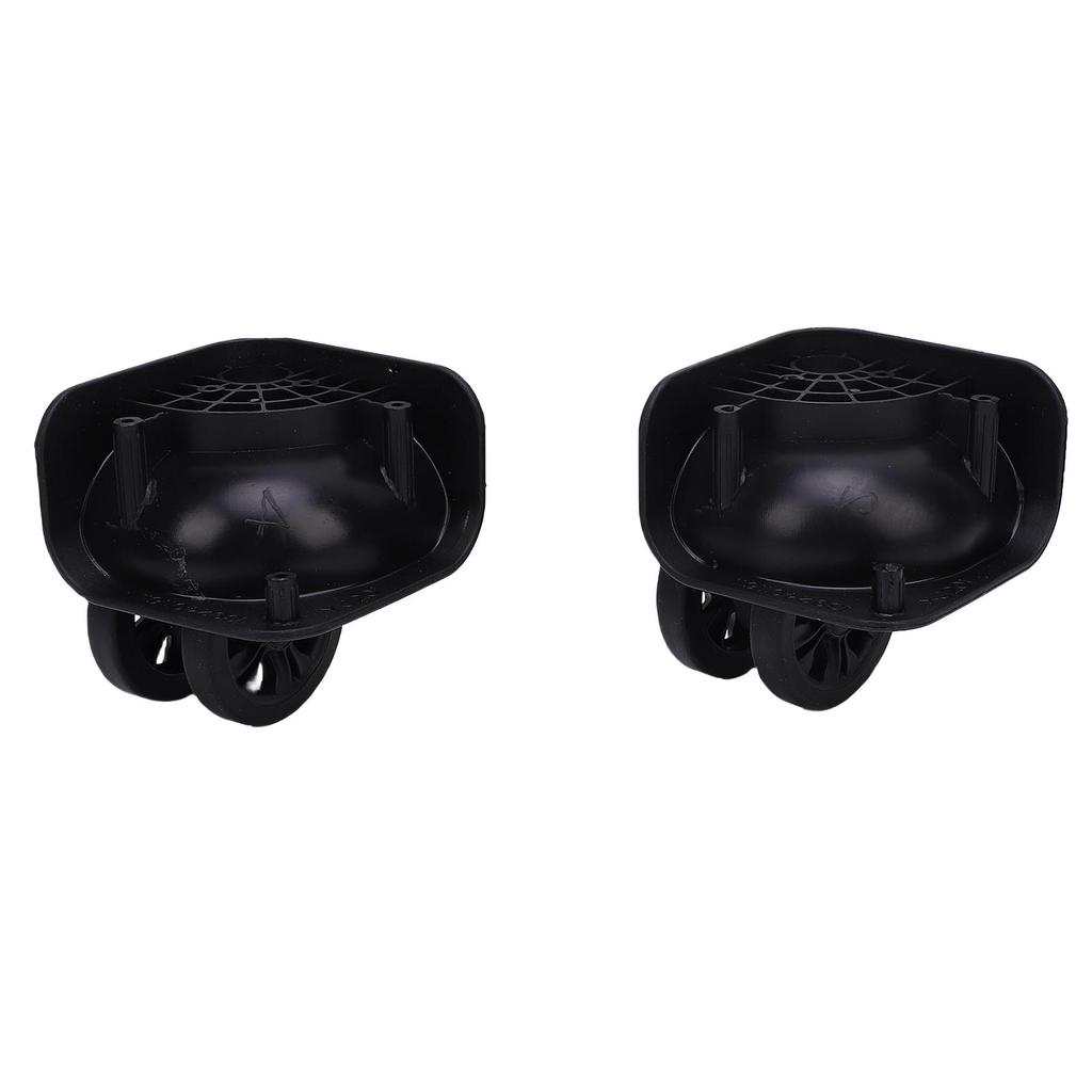 1 Pair Luggage Suitcase Wheels Trunk Luggage Wheels Spare Part Universal Casters Replacement Silent Double Row for