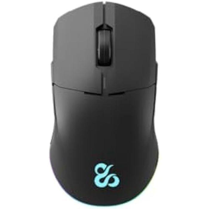 NEWSKILL Chiron Pro Souris de Gaming Professionnelle, ambidextre, sans Fil, 8 Boutons programmables, Interrupteur Huan, iumination