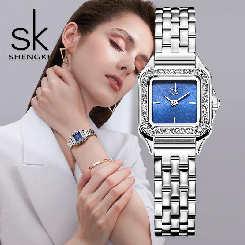Watch Women'S Fashion Light Luxury Business Commuter Small Square Watch Niche Waterproof Women'S Watch Quartz Watch 0173