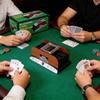 Battery Operated Automatic Card Shuffler for Poker, UNO, Blackjack and Texas Hold'em Portable Card Shuffler for Home Travel Party Casino Games