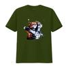 Retro Titanic Cat Kitten Lover Vintage Funny T Shirt Summer Vintage Washed Soft Versatile Comfortable Breathable Casual Unisex