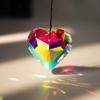 Crystals Wind Chime Prism Sun Catchers Handmade Jewellery Garden Hanging Pendant Rainbow Chaser Ornament Window Garden Decor
