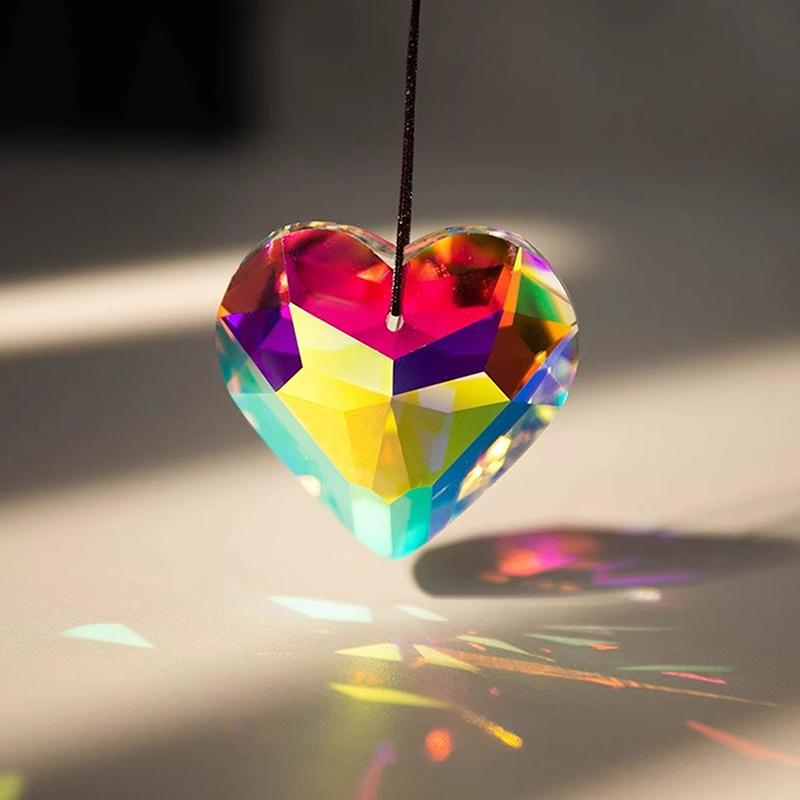 Crystals Wind Chime Prism Sun Catchers Handmade Jewellery Garden Hanging Pendant Rainbow Chaser Ornament Window Garden Decor