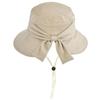 Women's Summer Stylish Bow Bucket Hat - UV Protection Windproof Cord Sun Cap, Breathable Outdoor Sun Hat