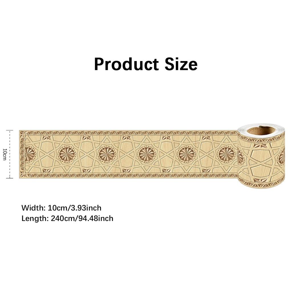 24 Styles Peel & Stick Wall Panels Trim - Waterproof Bathroom Molding for Tile Flooring, Home Staging & Rental Friendly Decor