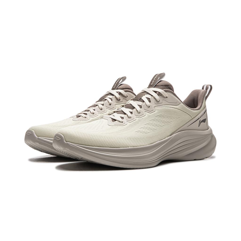Li Ning Light Breeze V3 Low top Casual Running Shoes Men's Gray Brown ARSW113-3