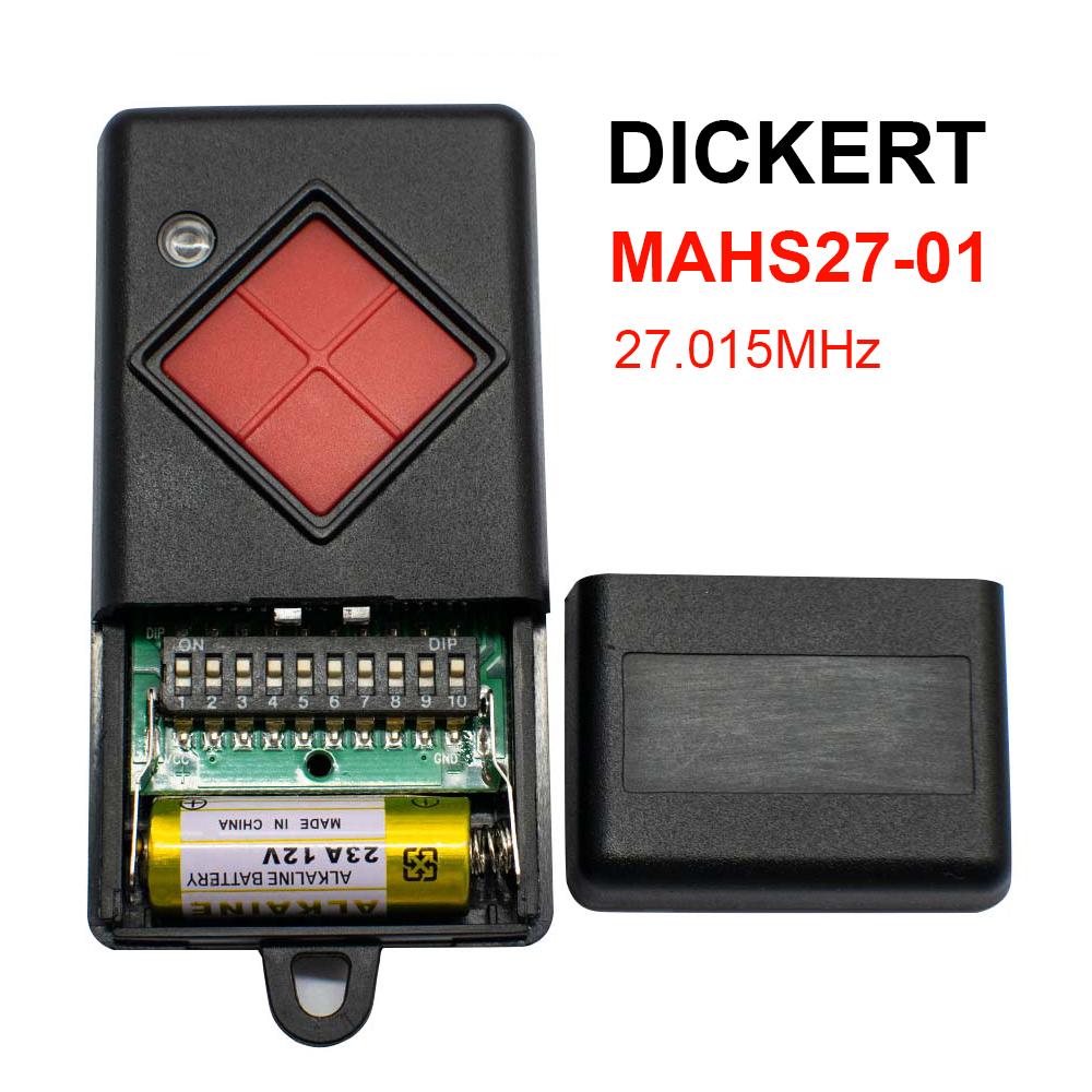 Dickert MAHS27 MAHS27-01 MAHS27-04 27,015MHz Handsender Garagen-Fernbedienung 27MHz Tor Türöffner