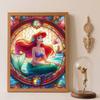 Diamond Painting 5D Round Diamond Full of Diamonds Ariel Diy Handmade Stickers, Home Decoration Paintings