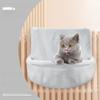 Pet Bed Hanging Style Plush Fabric Warm Cat Bed For Indoor And Outdoor Use