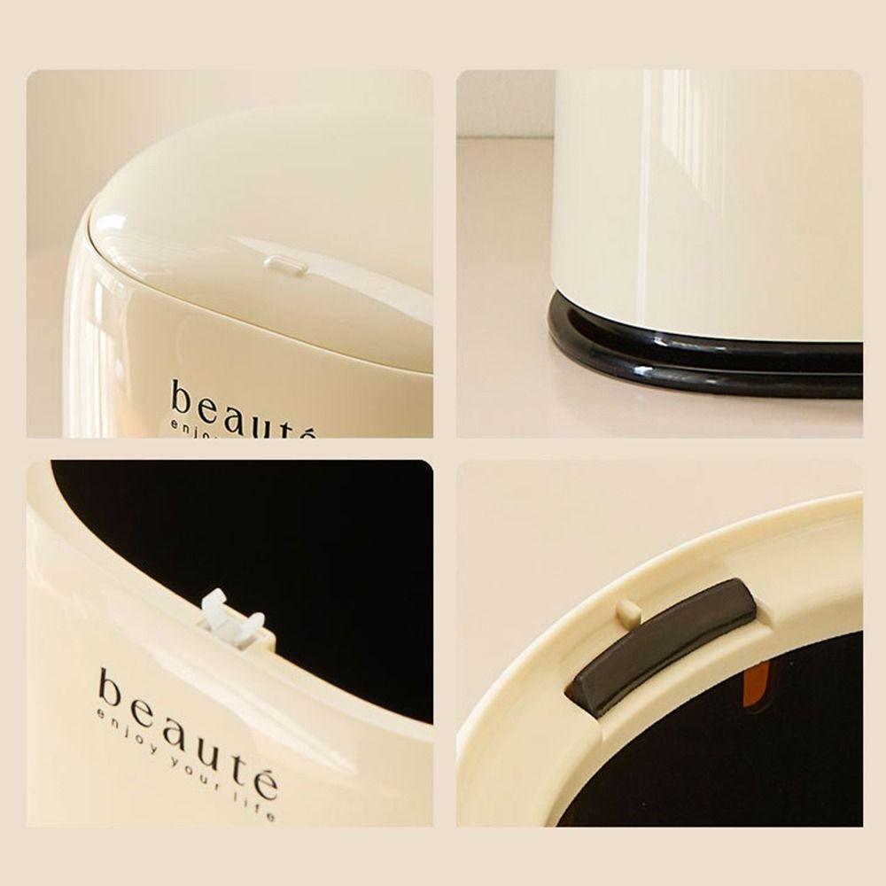 Large Capacity Desktop Storage Box Press Style Desktop Trash Can  Kitchen Accessories
