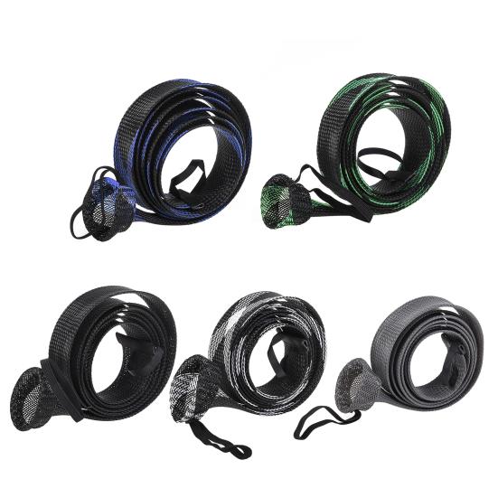 Fishing Rod Sock Wear Resistant High Flexibility Tear Resistant Fishing Rod Sock Cover Sleeve for Outdoor
