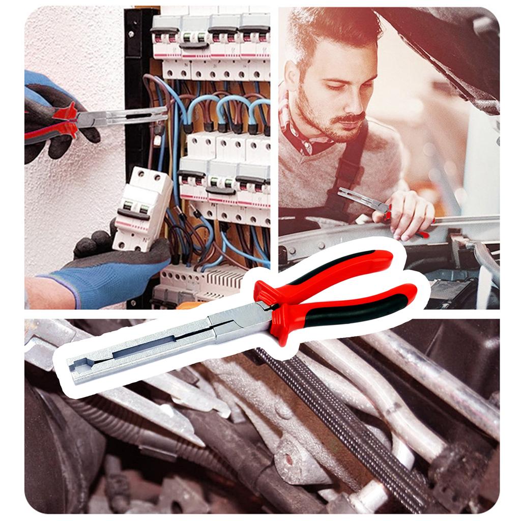 9 Zoll Glühkerzen-Ausbauwerkzeug Zange mit geraden Backen Glühkerzenstecker-Abziehzange Klemme für Pkw-Motorreparaturwerkzeug