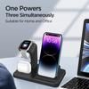 3 In 1 Wireless Ladegerät Stehen Dock Für Apple Uhr 9 8 Airpods Pro Mehrere Geräte Schnelle Ladestation Für IPhone 14 13 12 11