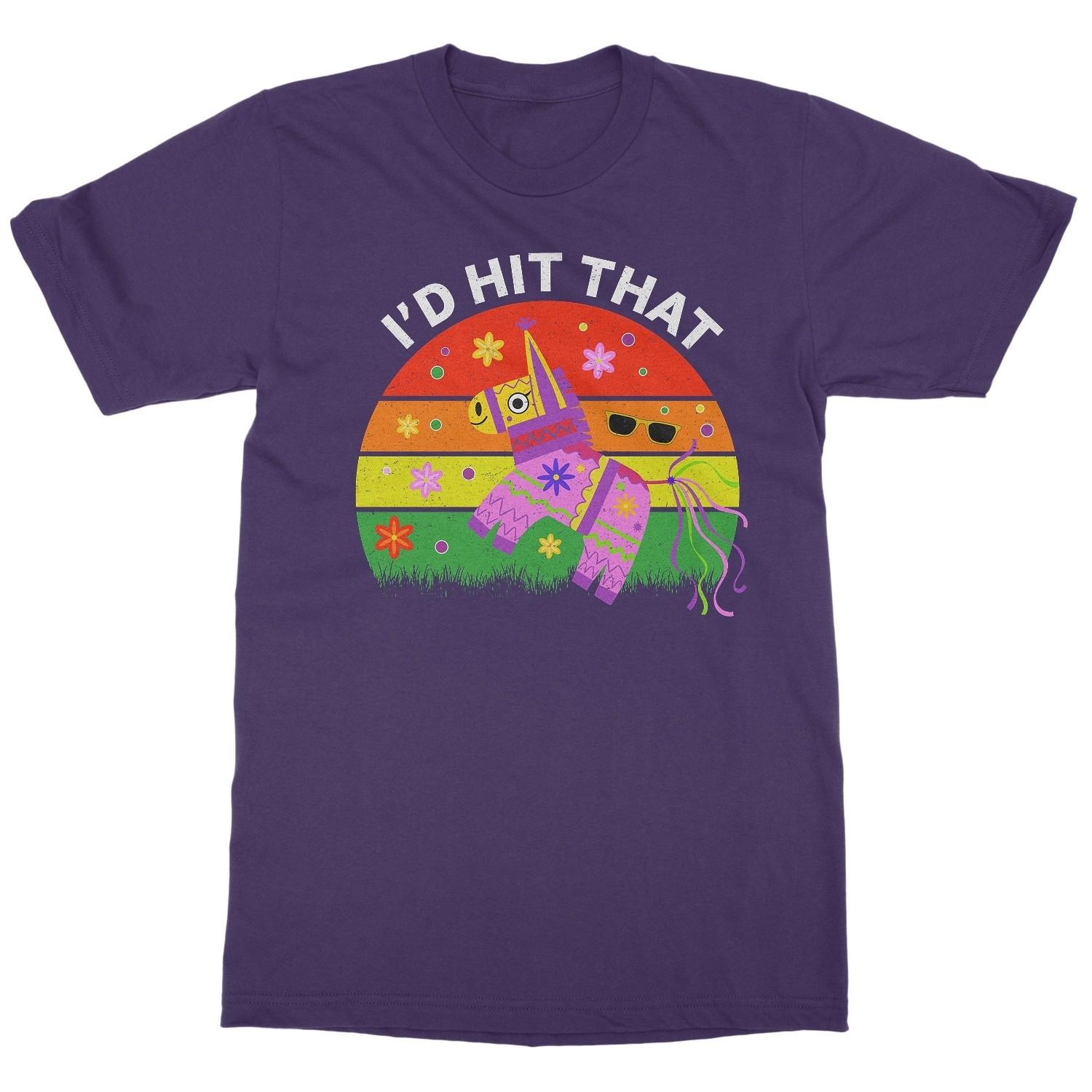I d Hit That - Funny Cinco De Mayo Pinata Retro Unisex T-Shirt S разноцветный