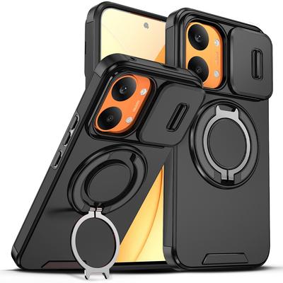 For Xiaomi Poco X8 Pro Max Case Poco X8 Pro Max Cover Armor Slide Camera Lens Protection Back Cover Magnetic Ring Holder Coque